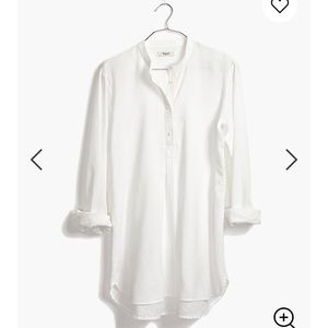Madewell Wellspring Tunic Popover Shirt